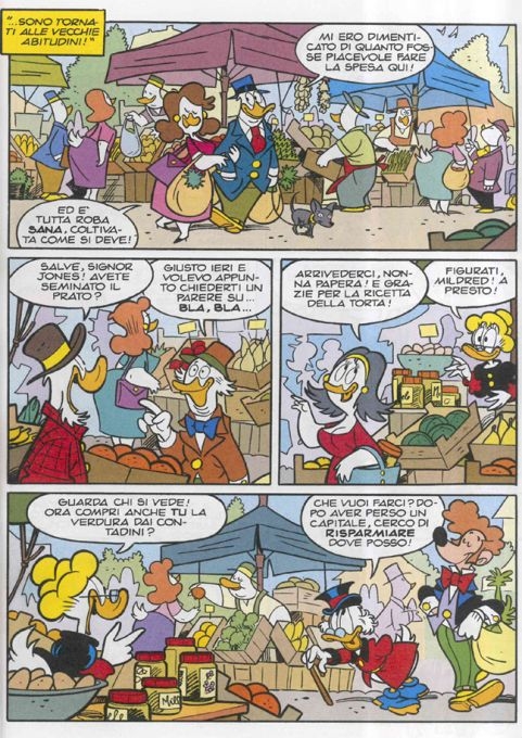 Coldiretti: mercato a km 0 conquista copertina di Topolino