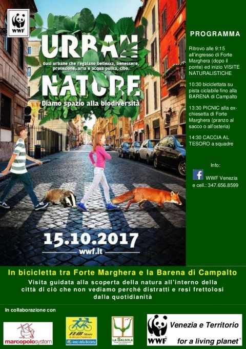 “Urban nature”: con il WWF  per la biodiversità in città